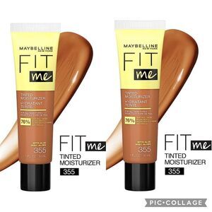 Lot of 2 355 Maybelline Fit Me Tinted Moisturizer + Aloe